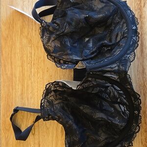 Cacique Black Lace Bra